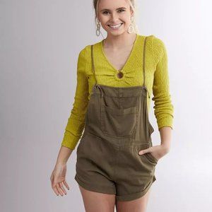 NWT Billabong Wild Pursuit Cuffed Overall Short